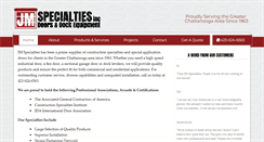 Desktop Screenshot of jmspecialtiesinc.com