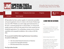 Tablet Screenshot of jmspecialtiesinc.com